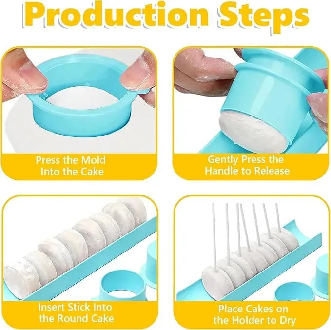 5 PCS Cake Pop Mold Set