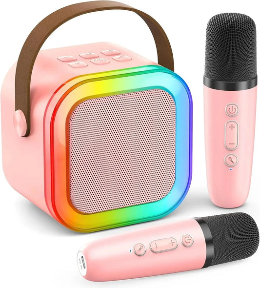 Portable Bluetooth Mini Karaoke Microphone Singing Speaker