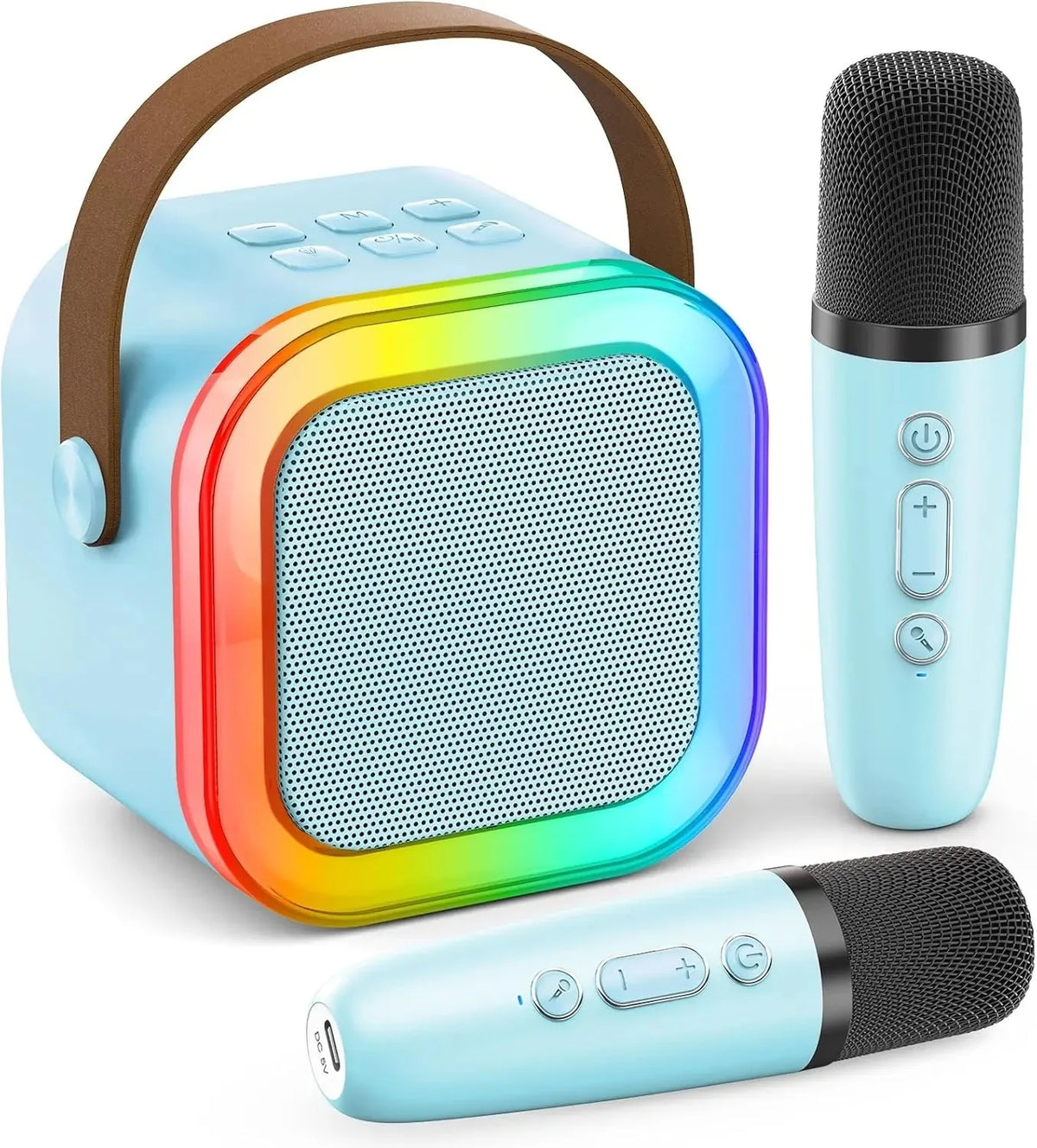 Portable Bluetooth Mini Karaoke Microphone Singing Speaker