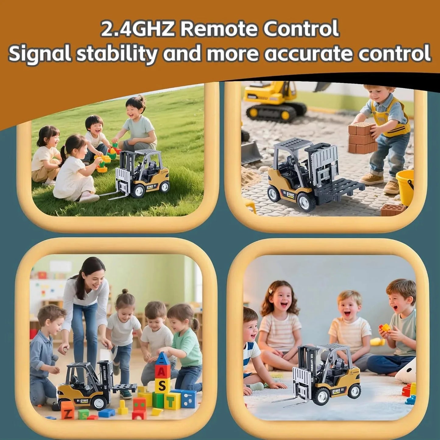 Remote Control RC Forklift Cranes