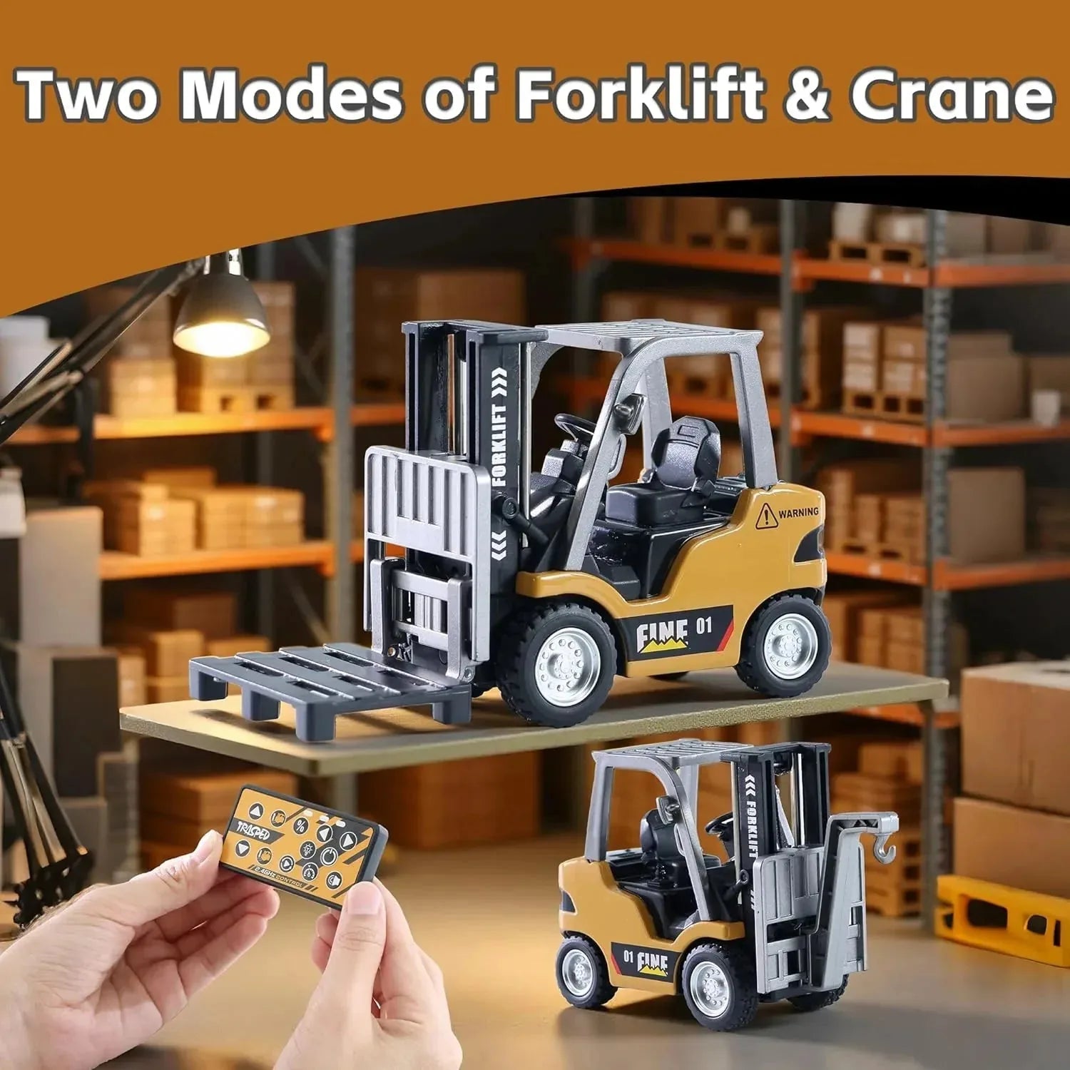 Remote Control RC Forklift Cranes