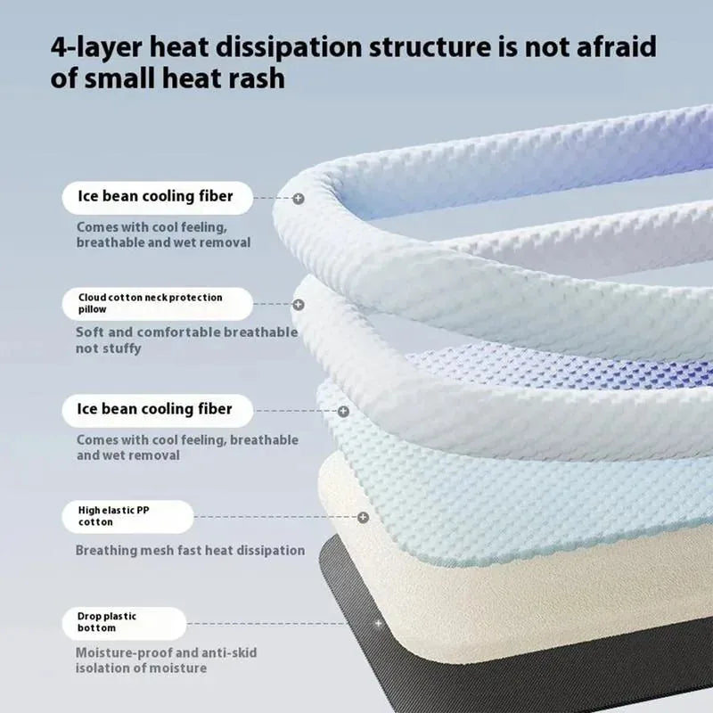 3D Cooling Bean Mat for Dogs & Cats Summer Breathable Pet Cool Bed