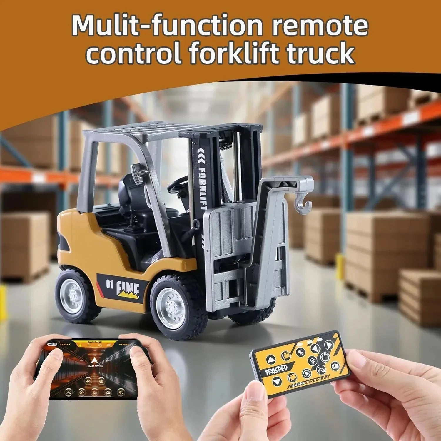 Remote Control RC Forklift Cranes