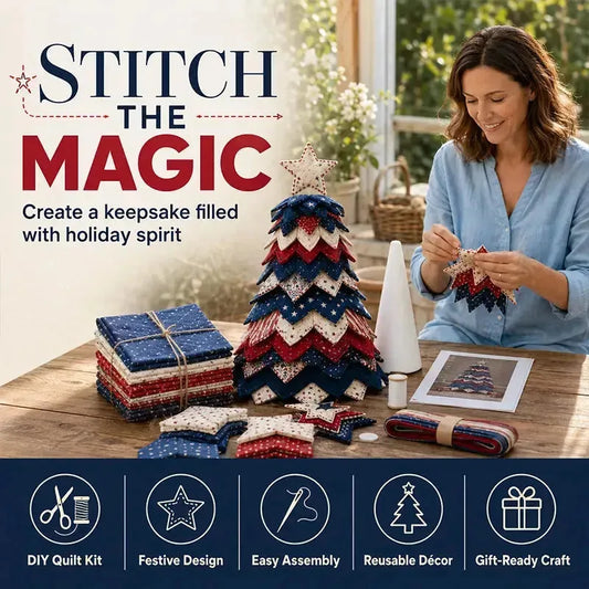 Quilted DIY Tabletop Tree Kit