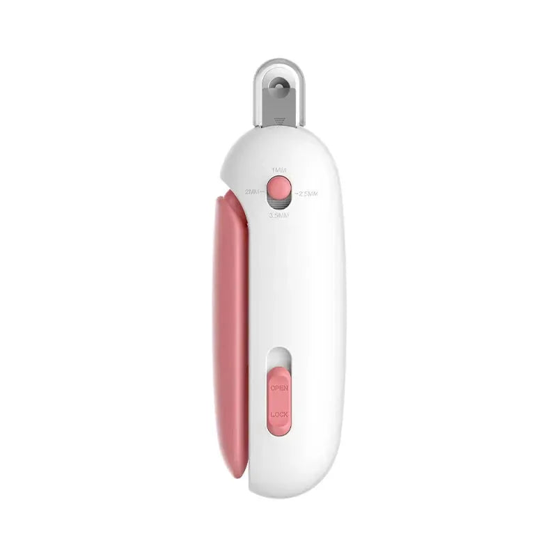 Cat Nail Clippers with Adjustable Aperture, Safe Cat Nail Trimmer with Circular Cut Hole