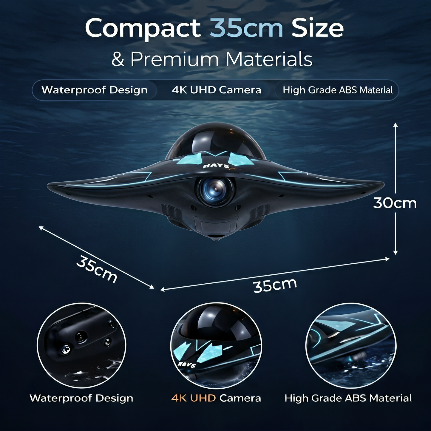 APP-CONTROLLED WIRELESS SPY BOAT