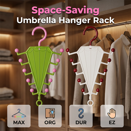 Multi-Functional V-Shaped Double Sided Hanger Storage Rack-2 PCS