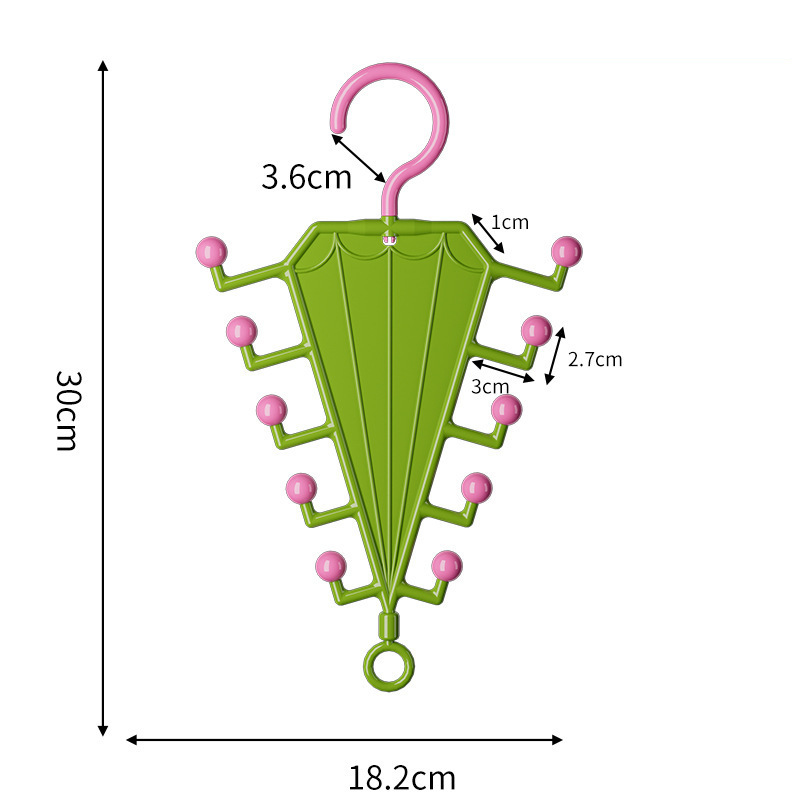Multi-Functional V-Shaped Double Sided Hanger Storage Rack-2 PCS