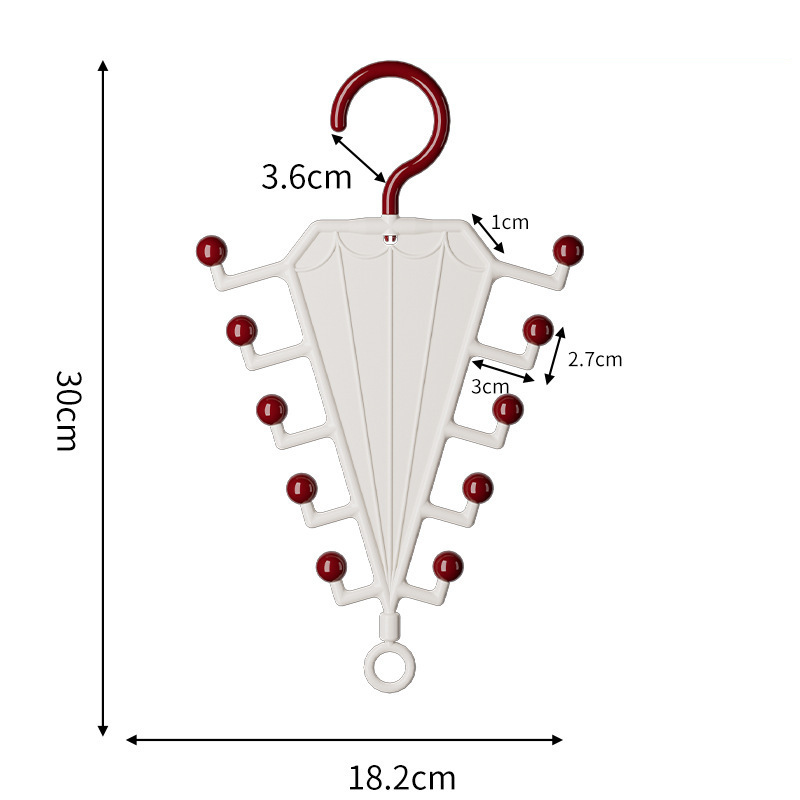 Multi-Functional V-Shaped Double Sided Hanger Storage Rack-2 PCS