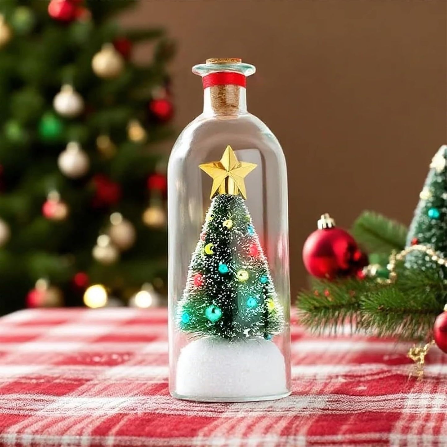 Recordable Christmas Message Bottle Ornament - image 1