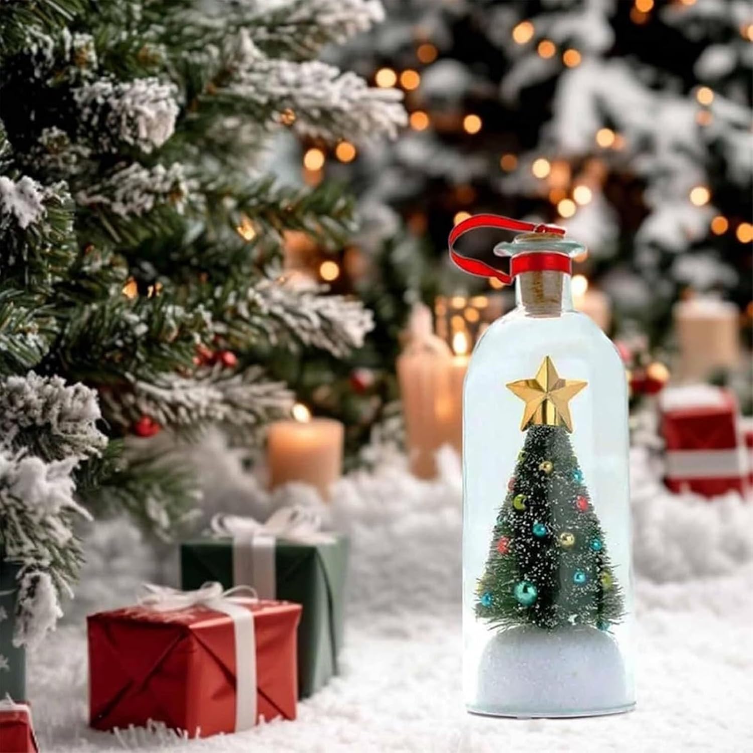 Recordable Christmas Message Bottle Ornament - image 5