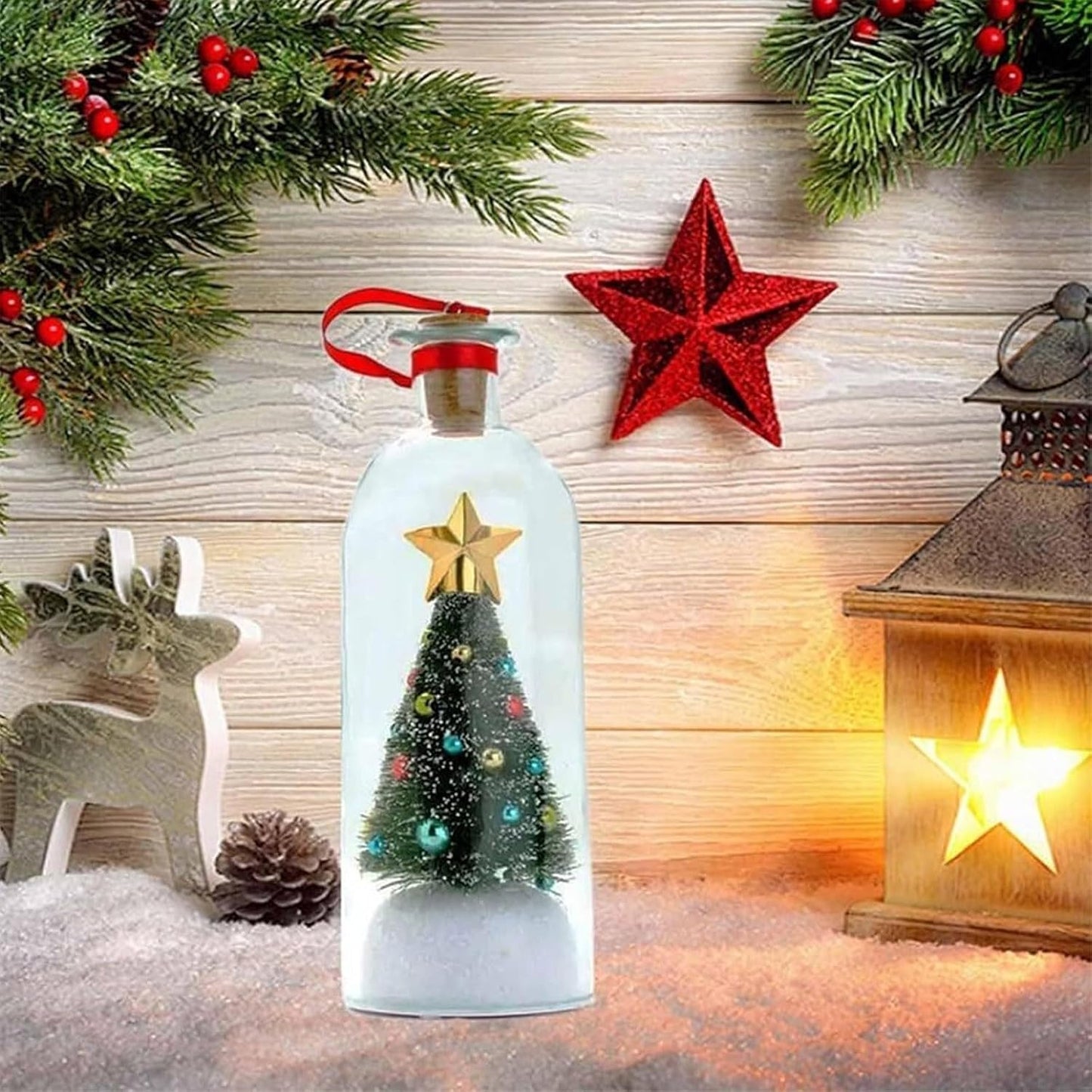 Recordable Christmas Message Bottle Ornament - image 6