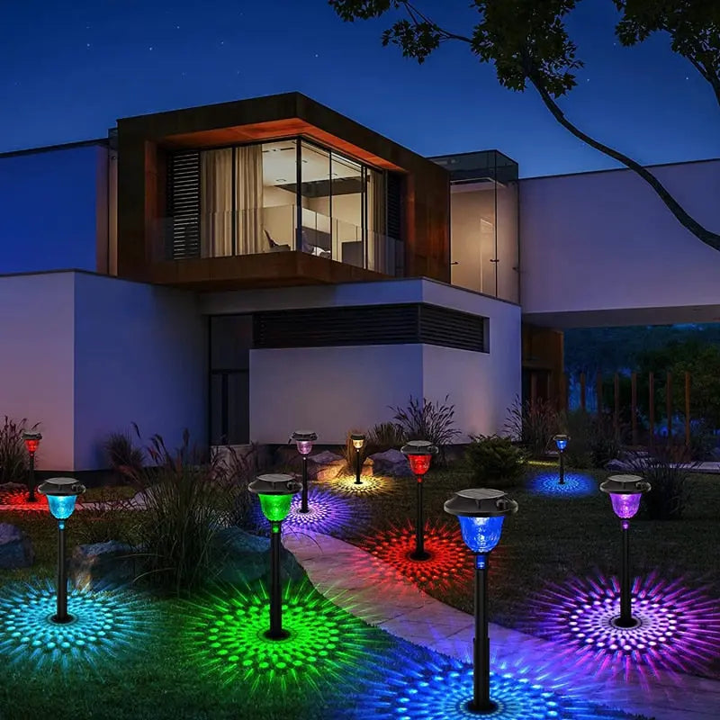Solar Projection Garden Lights – 2 Pack - image 1