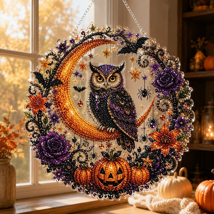 DIY Diamond Art Suncatcher Ornament Kit - image 5