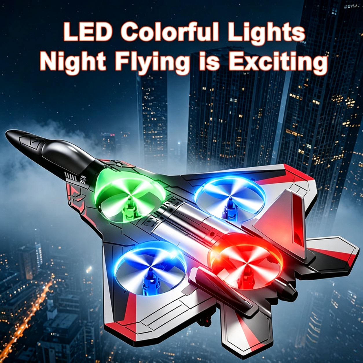 Remote-Control Foam Fighter Jet Toy - image 2