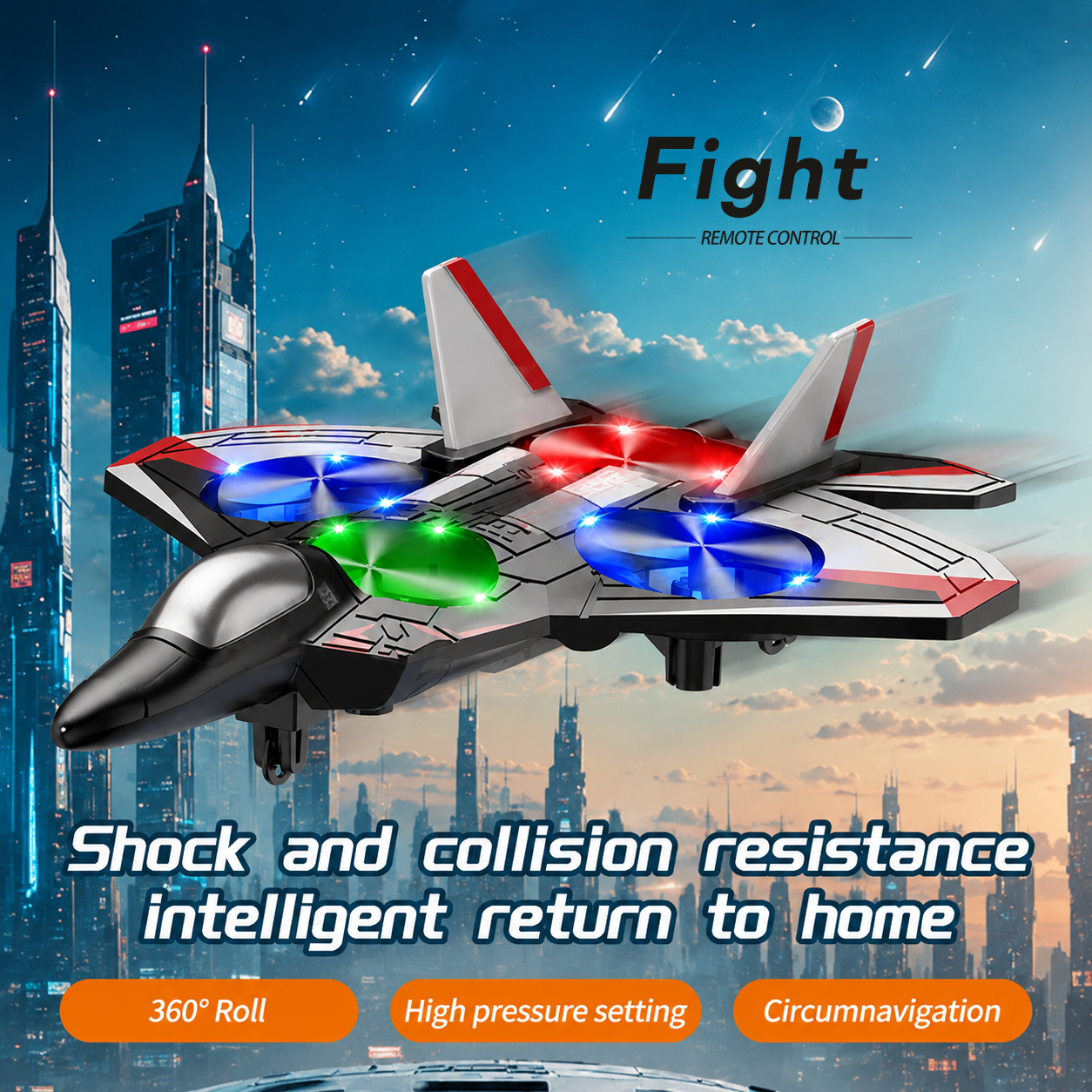 Remote-Control Foam Fighter Jet Toy - image 5