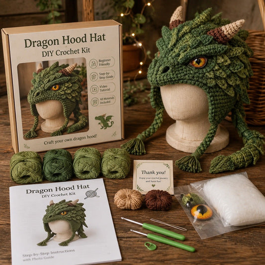 Fantasy Hood Hat DIY Crochet Kit - image 1