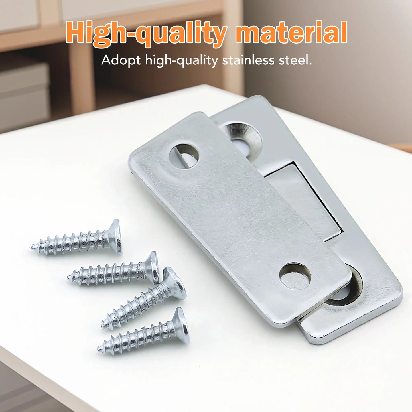 Ultra-Thin Magnetic Cabinet Catches – 10 Pairs – product image 4
