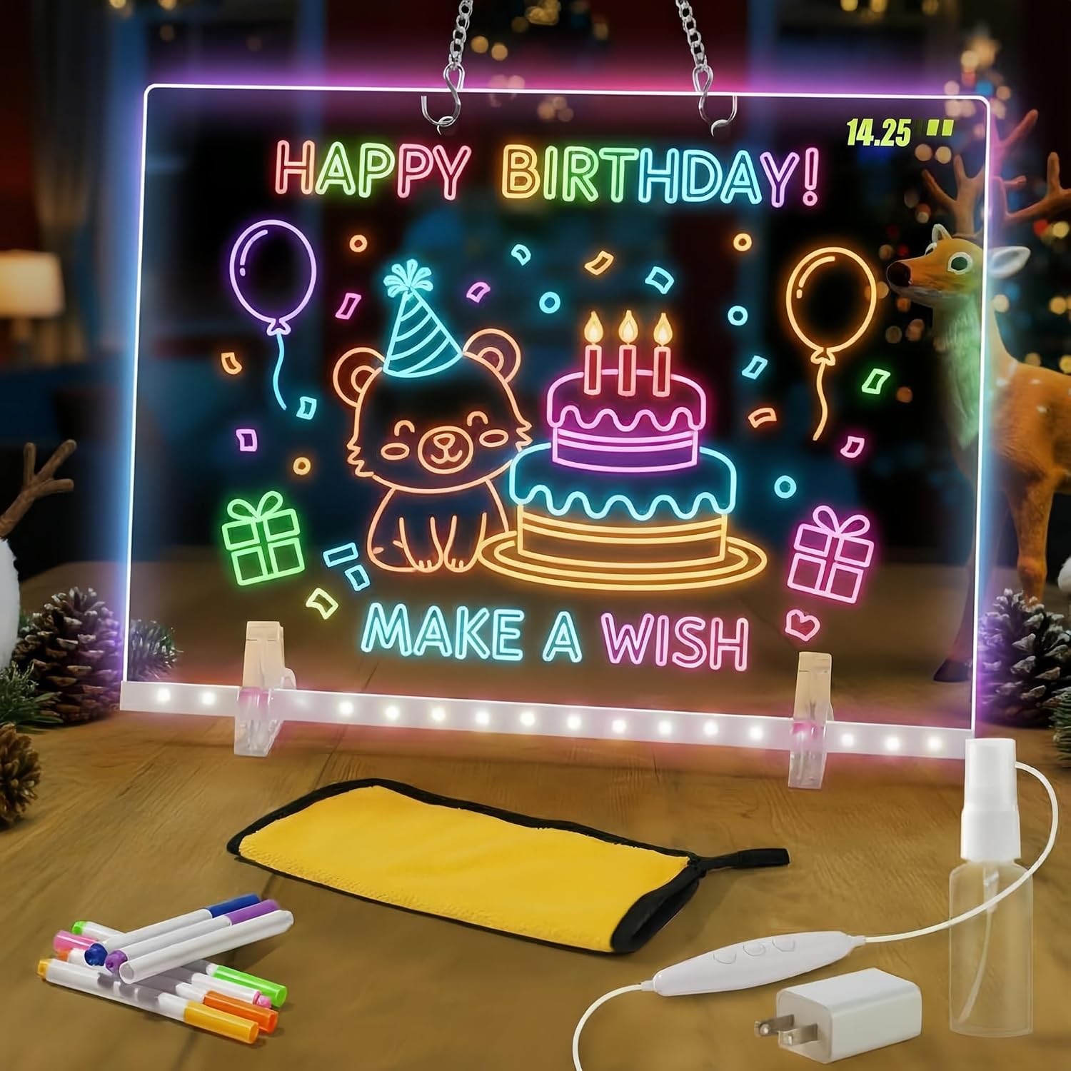 7-Color LED Acrylic Drawing Board – Large – product image 1