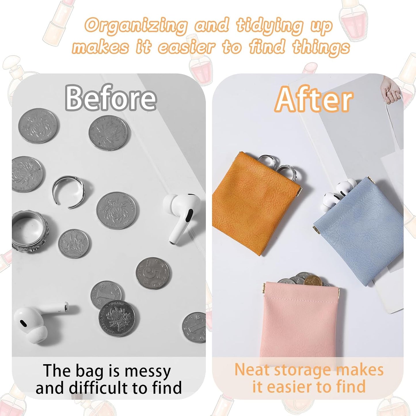 Squeeze-Open Mini Storage Pouches – 4 Pack – product image 3