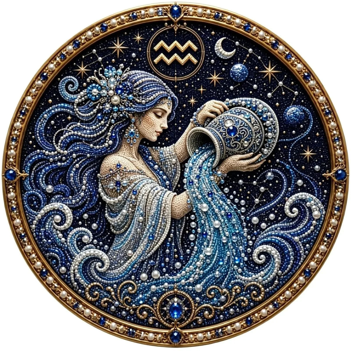 DIY Pearl Zodiac Wall Art Kit