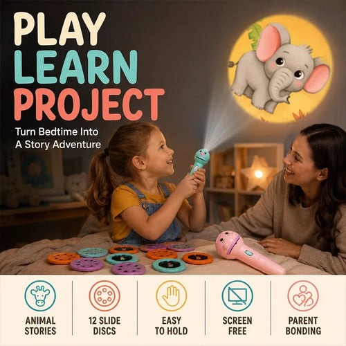 Kids Story Projection Flashlight Set – 96 Images
