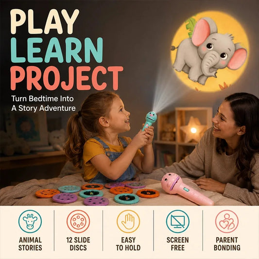 Kids Story Projection Flashlight Set – 96 Images
