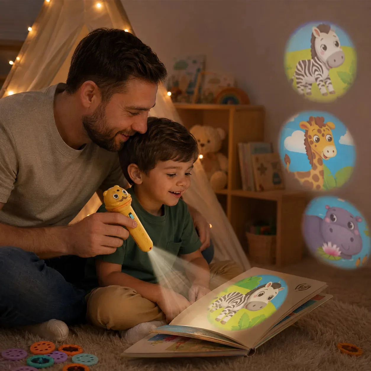Kids Story Projection Flashlight Set – 96 Images – product image 5