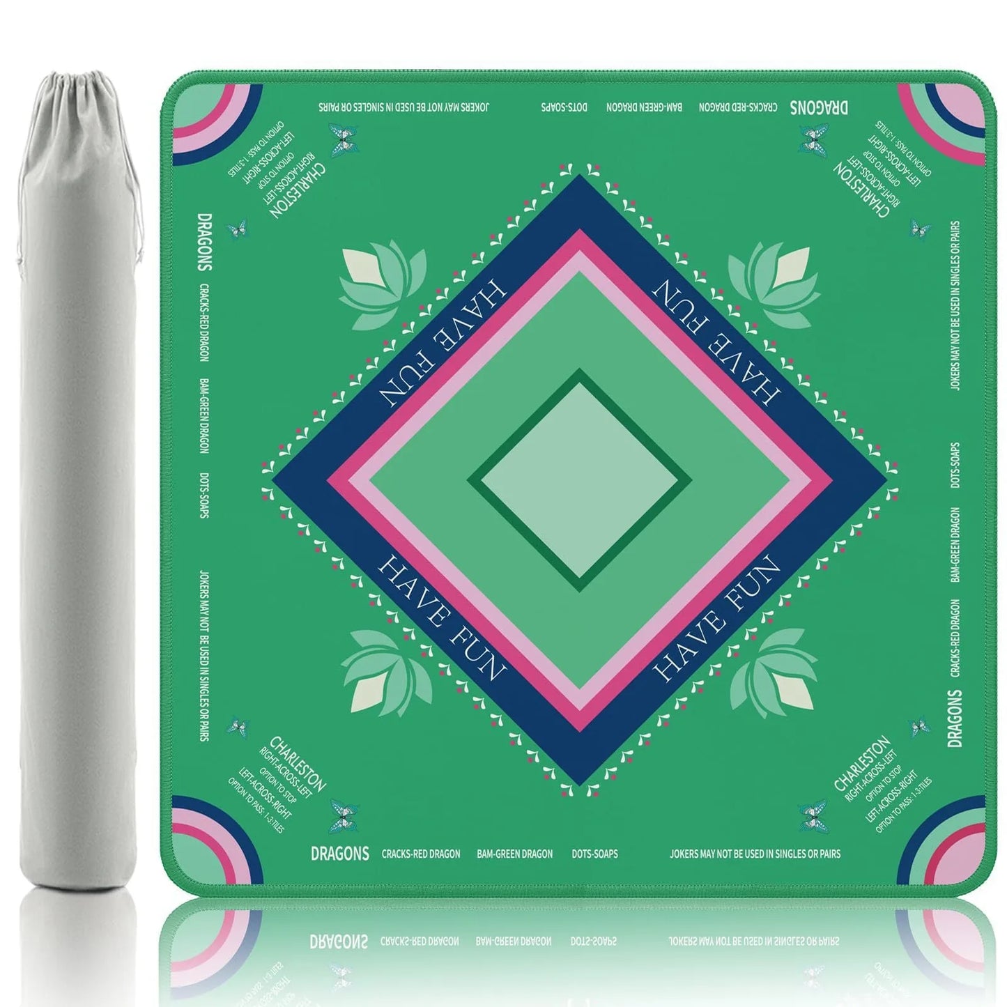 Water-Absorbent Poker Table Mat – 32.4 Inch