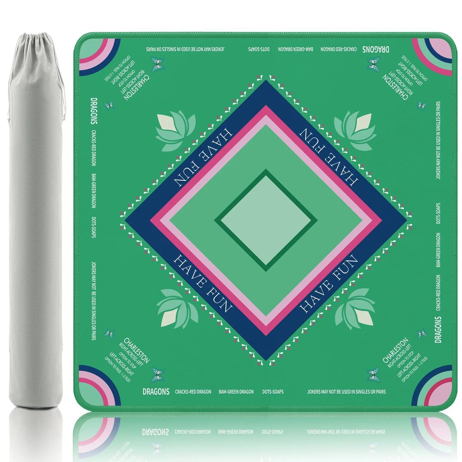 Water-Absorbent Poker Table Mat – 32.4 Inch