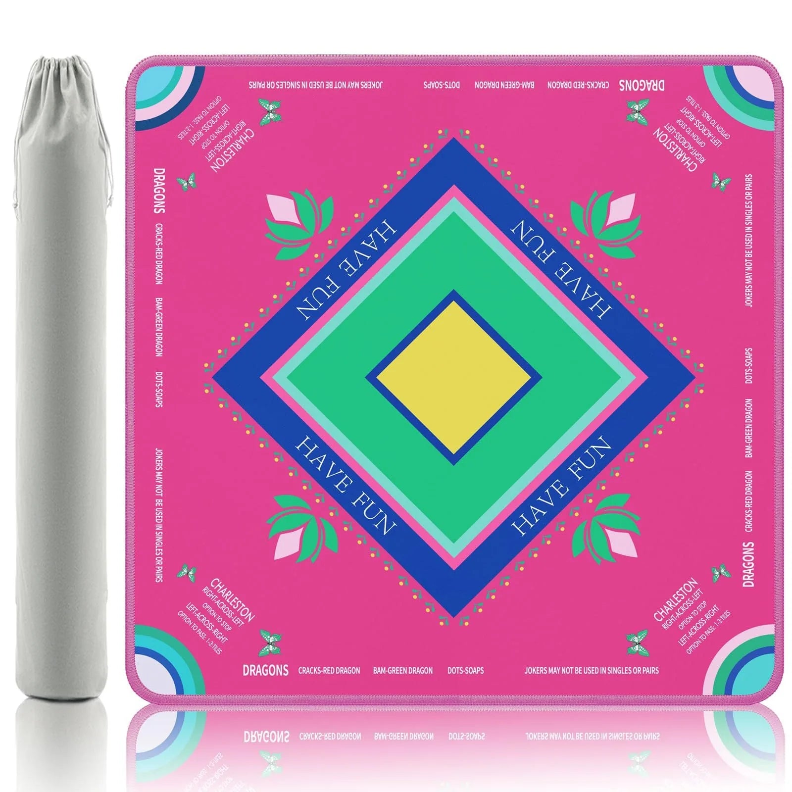 Water-Absorbent Poker Table Mat – 32.4 Inch