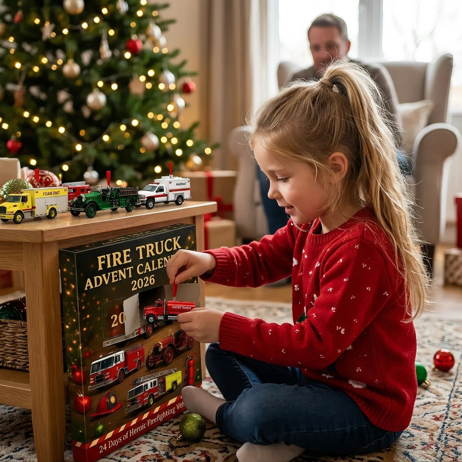 2026 Fire Truck Advent Calendar Play Set – product image 3