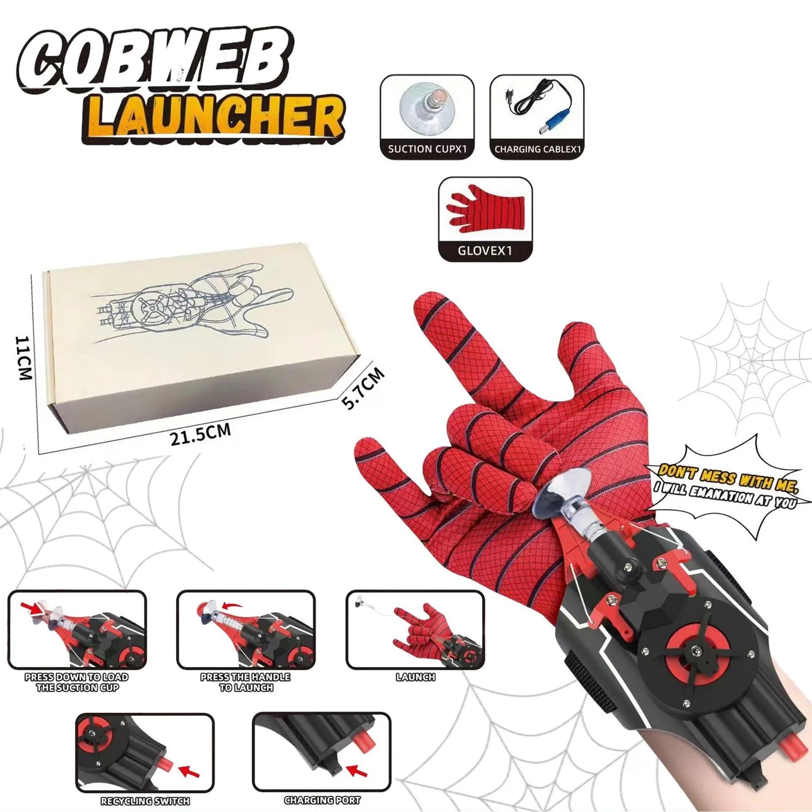 Wrist-Mounted Web Shooter Play Set