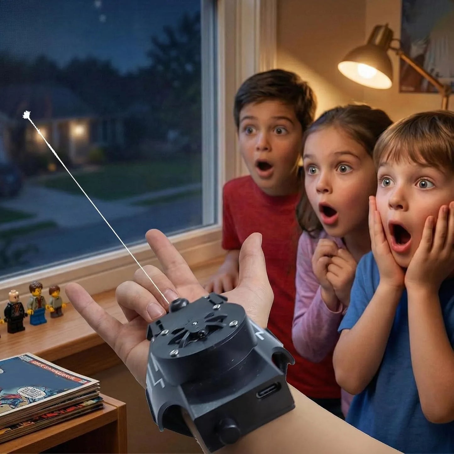 Wrist-Mounted Web Shooter Play Set