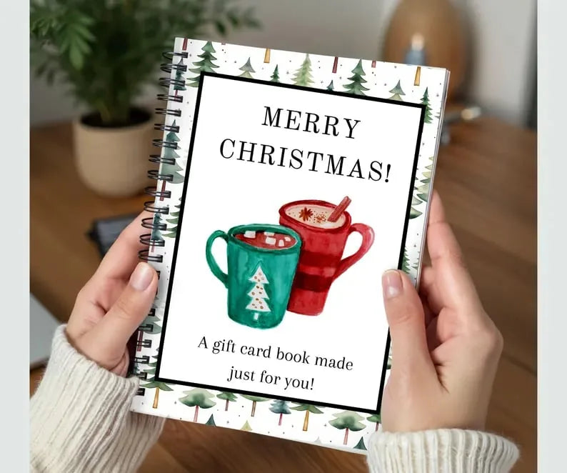Christmas Gift Card Book Set – 3 Festive Designs