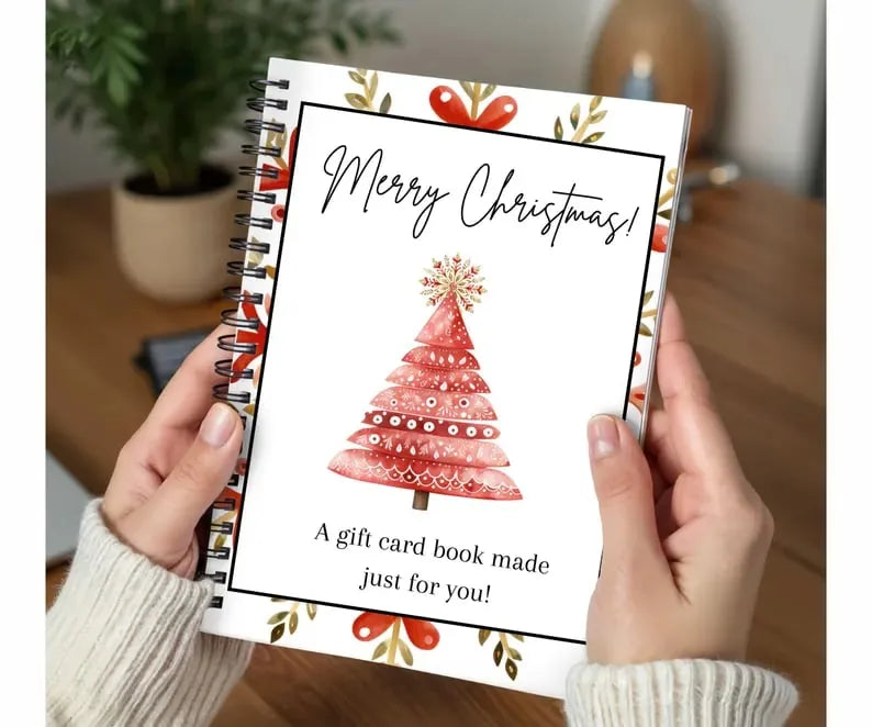 Christmas Gift Card Book Set – 3 Festive Designs