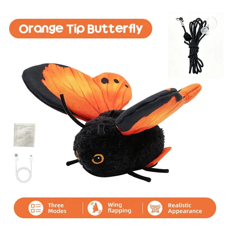 Smart Flapping Butterfly Cat Toy – product image 6