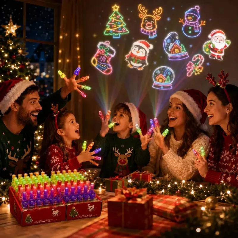 Halloween LED Finger Projector Rings – 20-Piece Party Set – product image 4