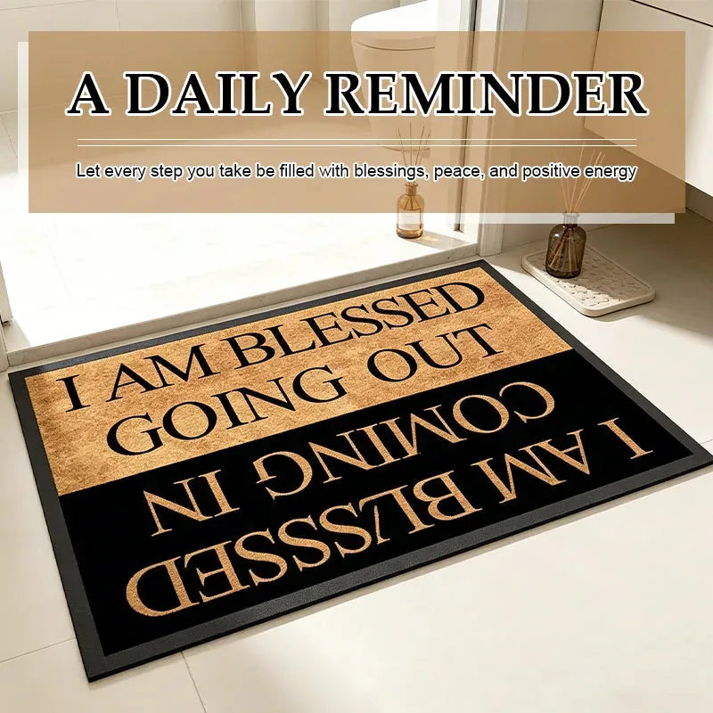 American Letter Crystal-Velvet Floor Mat – 50 × 80 cm – product image 4