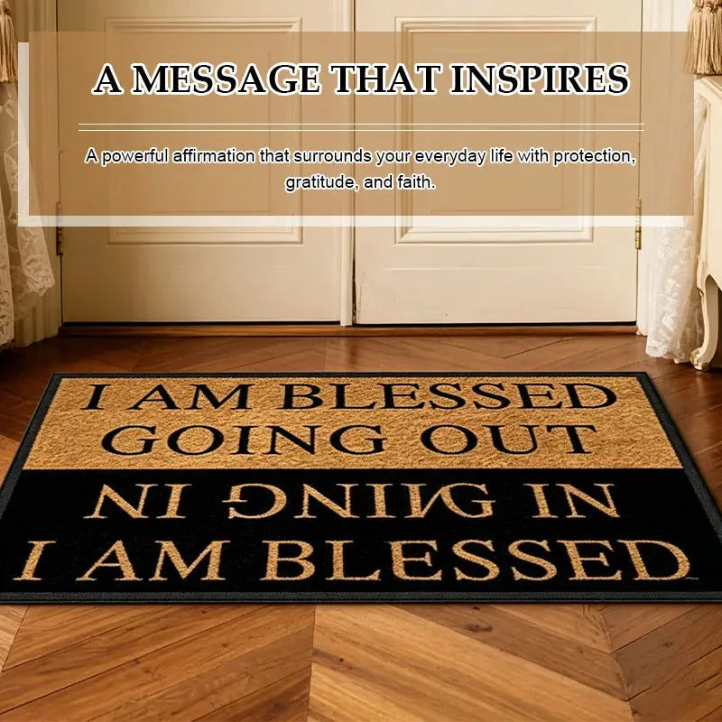 American Letter Crystal-Velvet Floor Mat – 50 × 80 cm – product image 6