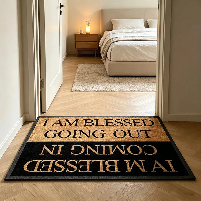 American Letter Crystal-Velvet Floor Mat – 50 × 80 cm – product image 8