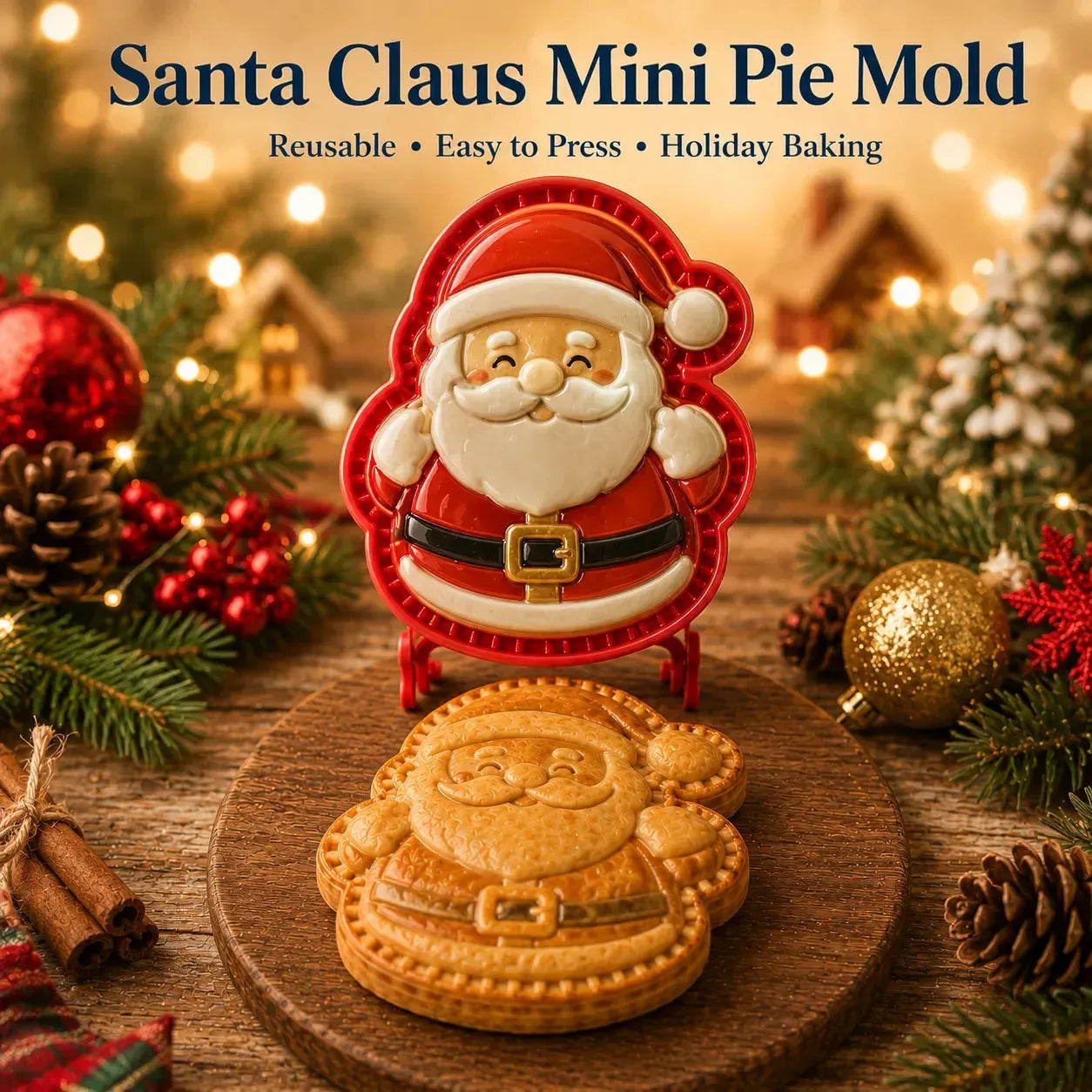 Christmas Mini Pie Embossing Mold – product image 2