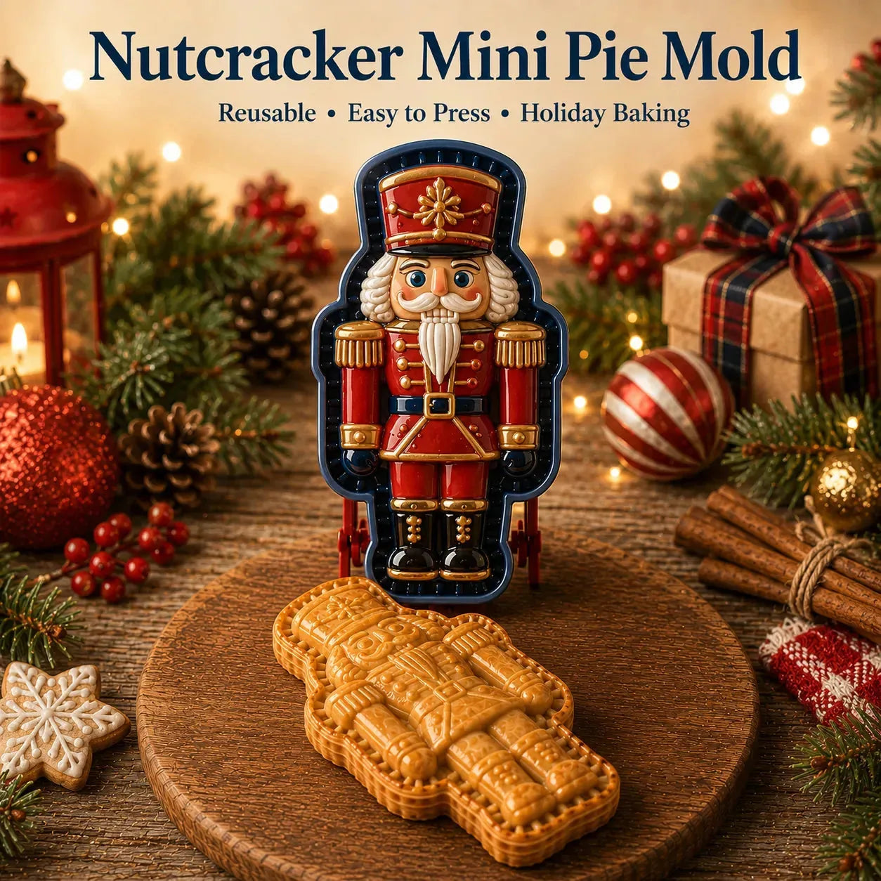 Christmas Mini Pie Embossing Mold – product image 3