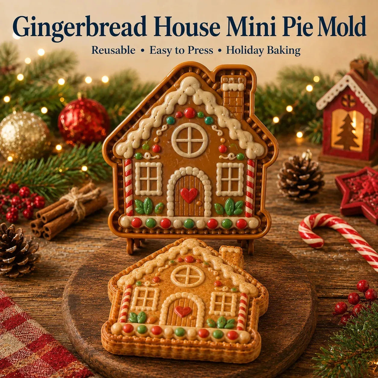 Christmas Mini Pie Embossing Mold – product image 6