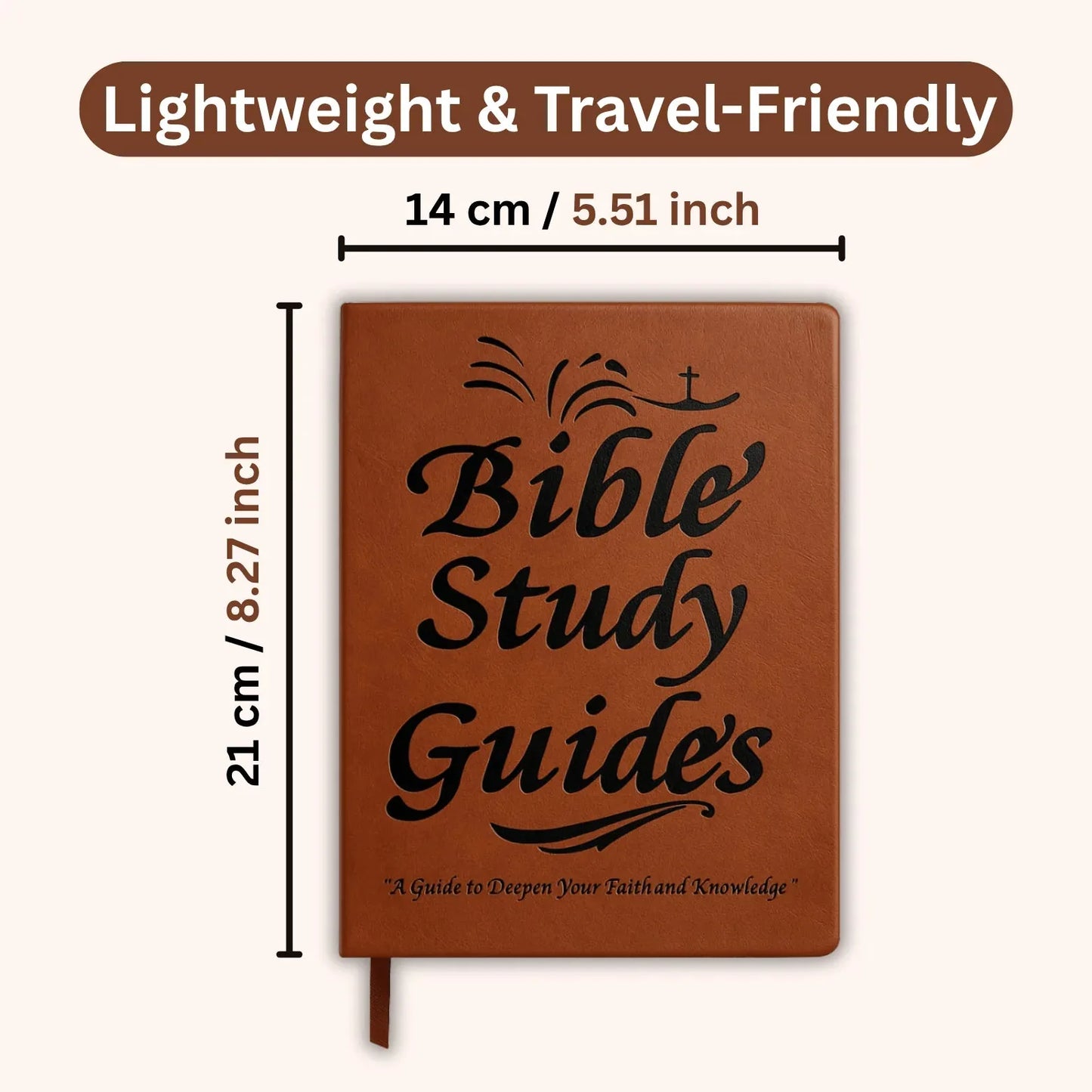 66-Page Women’s Bible Study Guided Journal – Brown – product image 7