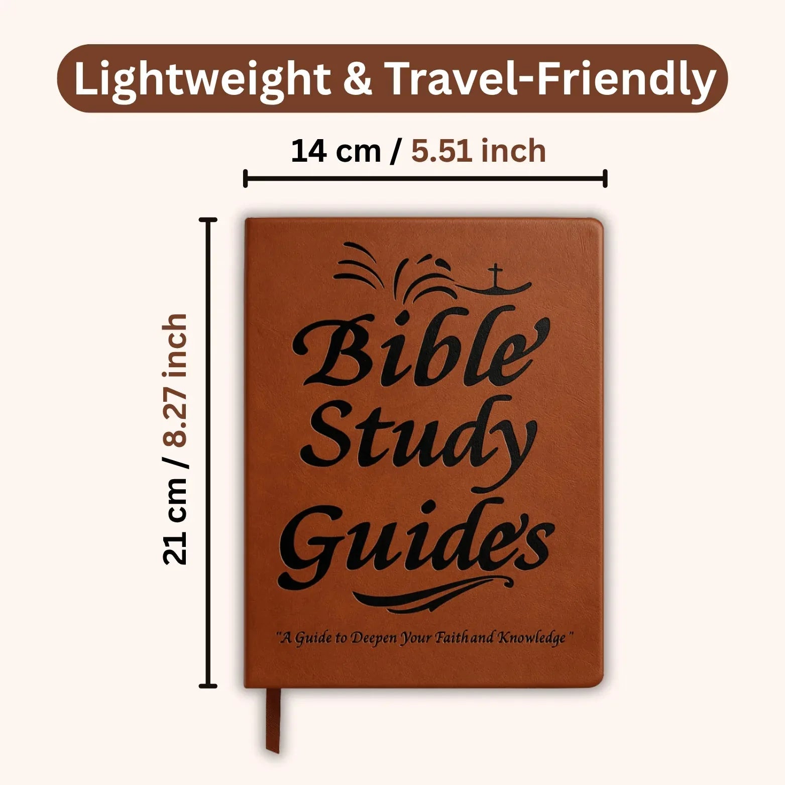 66-Page Women’s Bible Study Guided Journal – Brown – product image 7