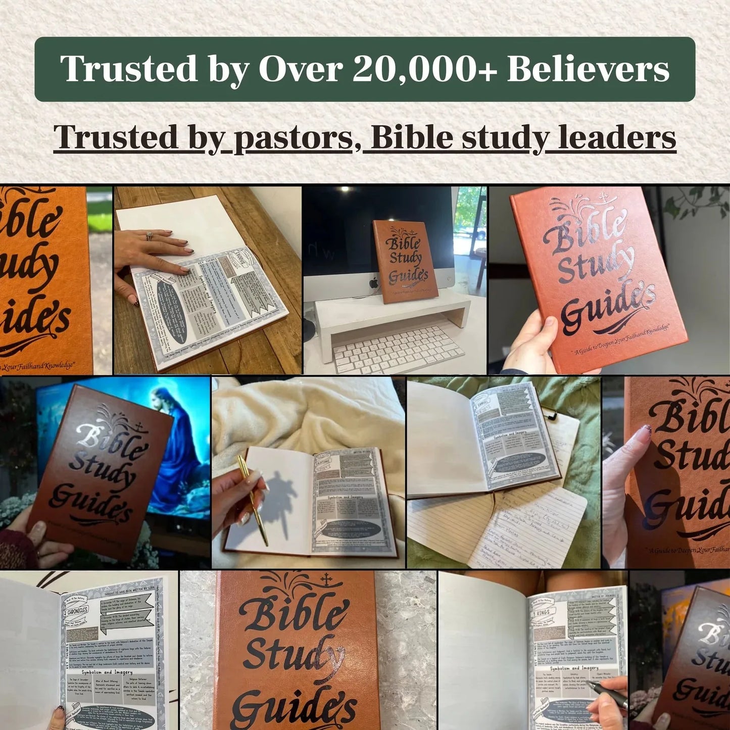 66-Page Women’s Bible Study Guided Journal – Brown – product image 8