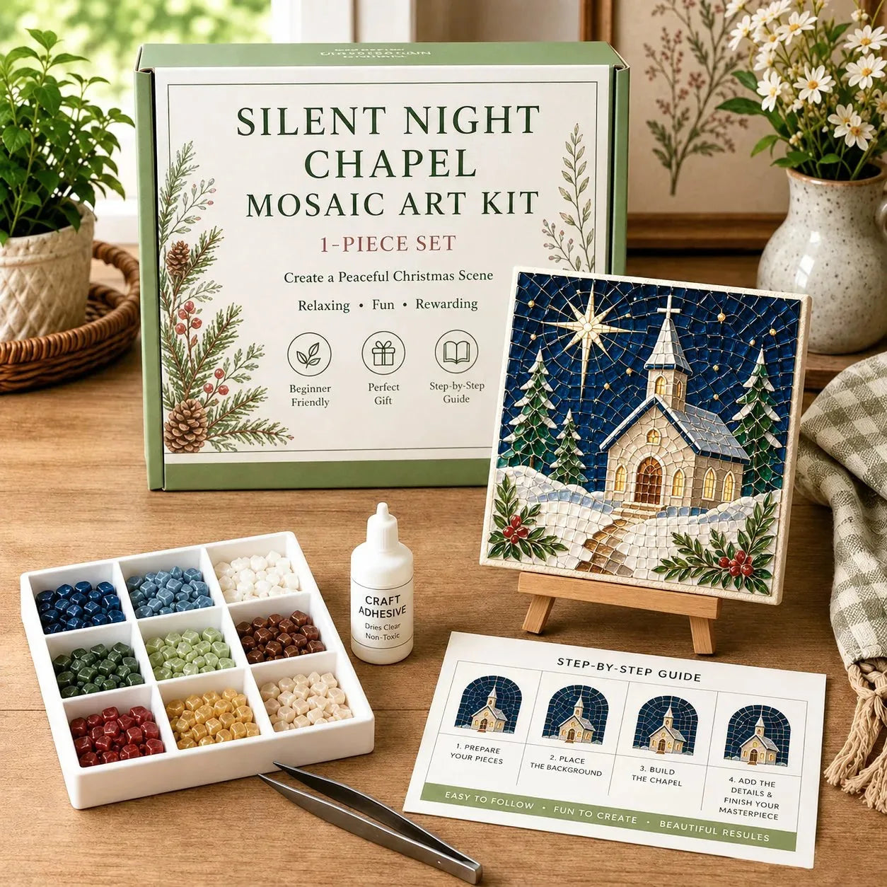 Christmas Nativity Sea Glass Art Kit – product image 7