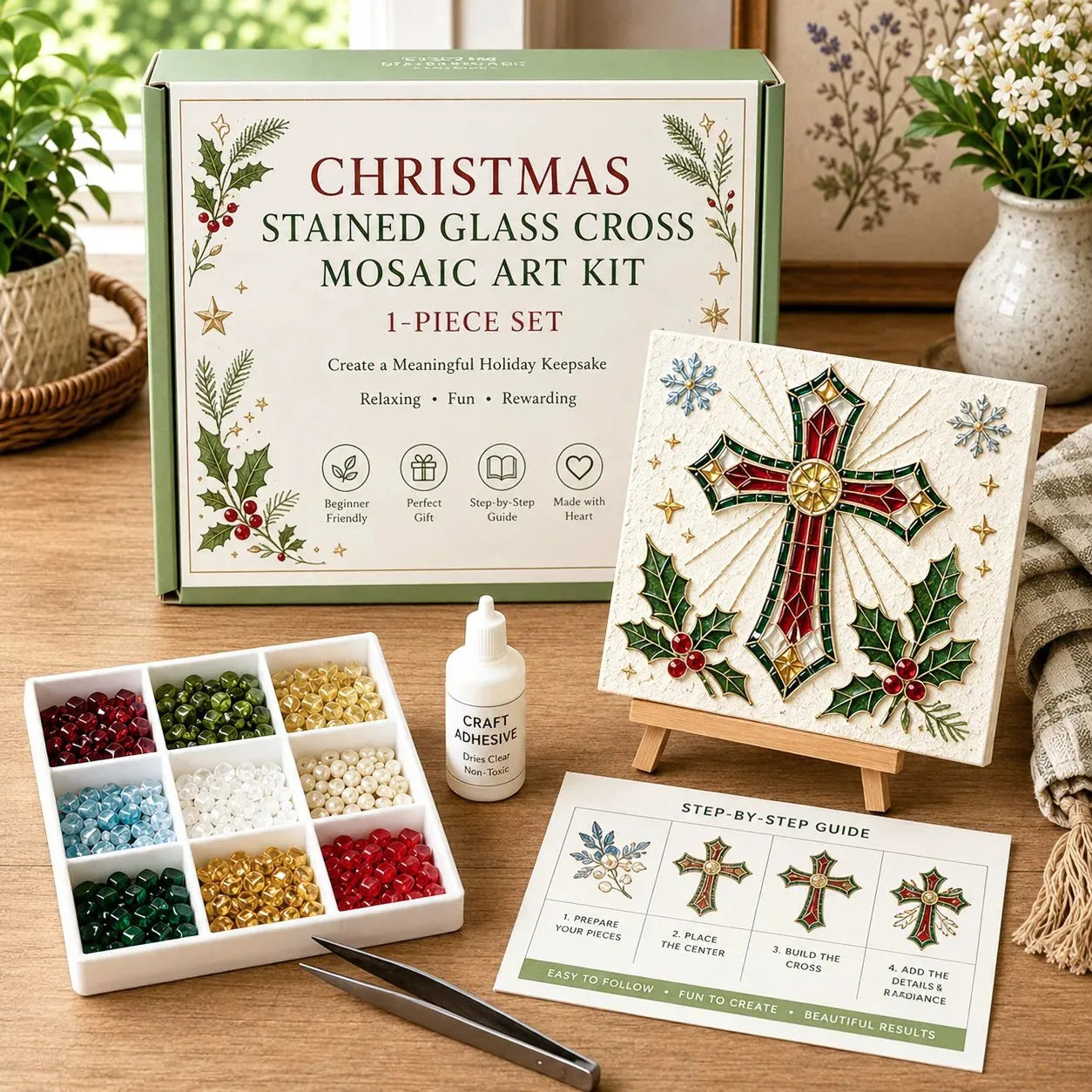 Christmas Nativity Sea Glass Art Kit – product image 8