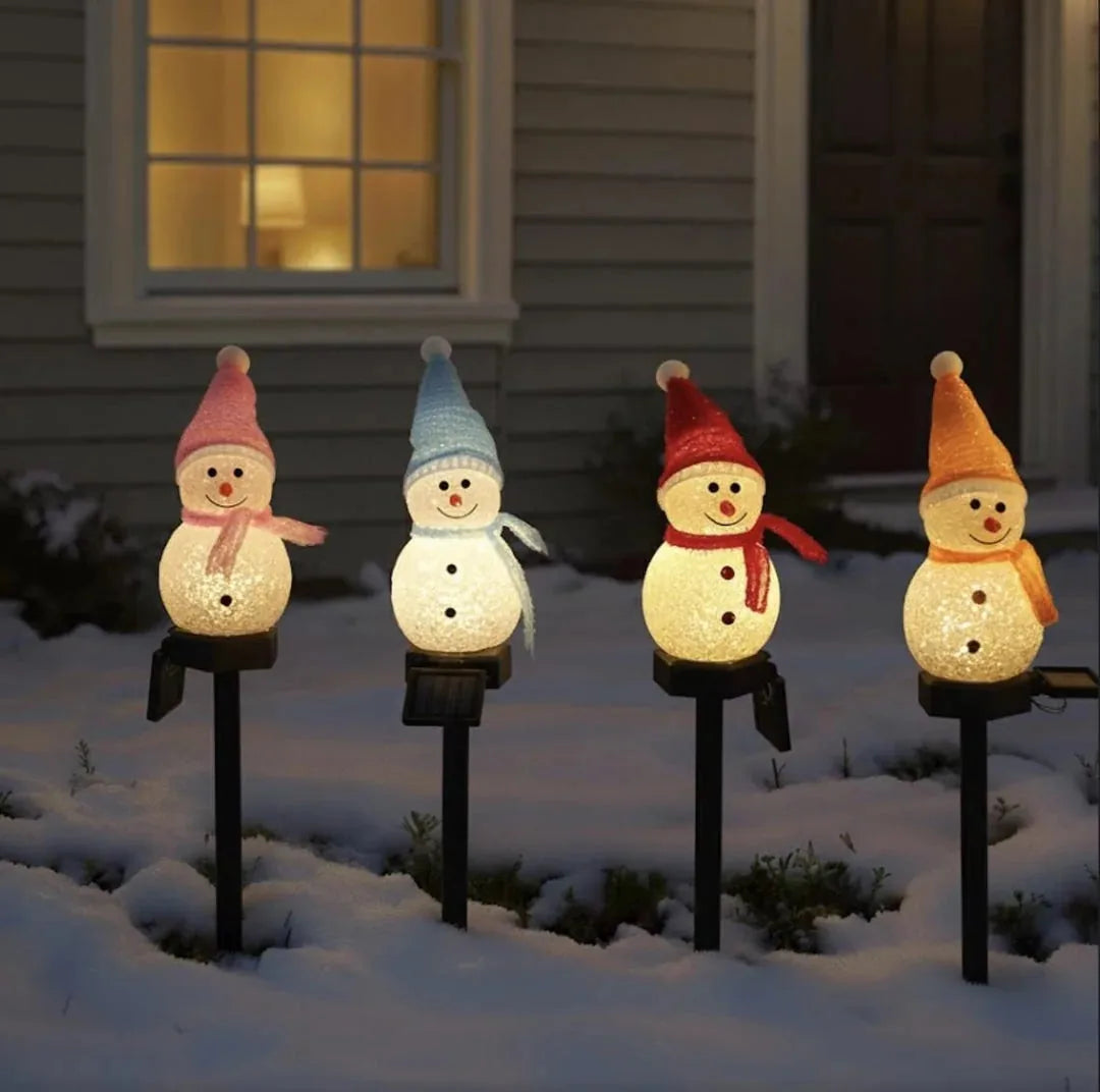 Plug-In Christmas Snowman Yard Light – product image 1